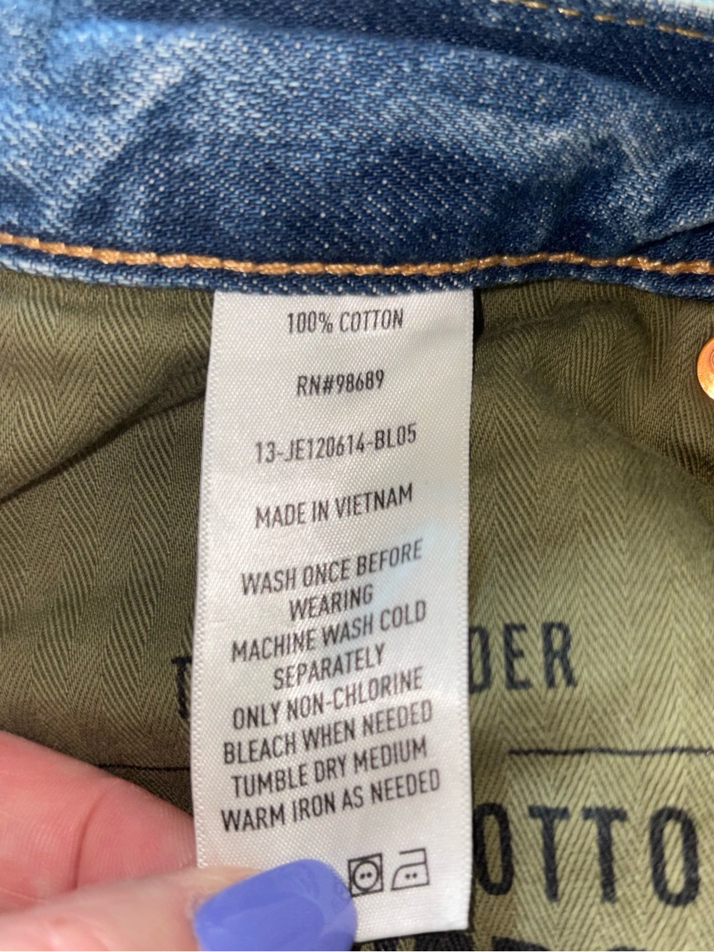 Todd Snyder Selvedge Denim Relaxed Fit Distressed Patchwork Jeans 28x32 - Picture 9 of 9